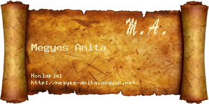Megyes Anita névjegykártya